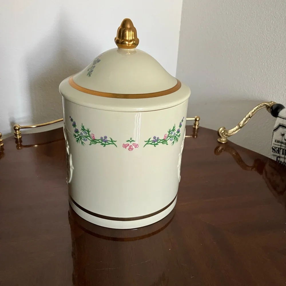 Vintage Lenox Coffee Canister - Picture 2 of 7